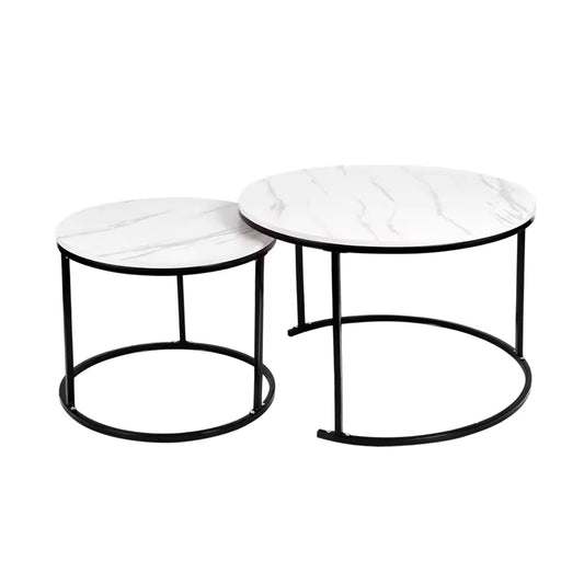 Table basse effet marbre - Prima