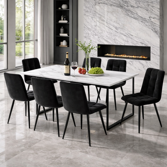 Table effet marbre - Lipa