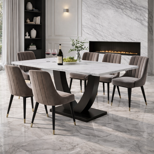 Table effet marbre - Masta