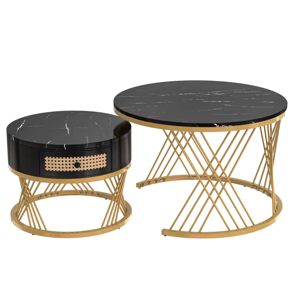 Ensemble de tables basses - Marbrito