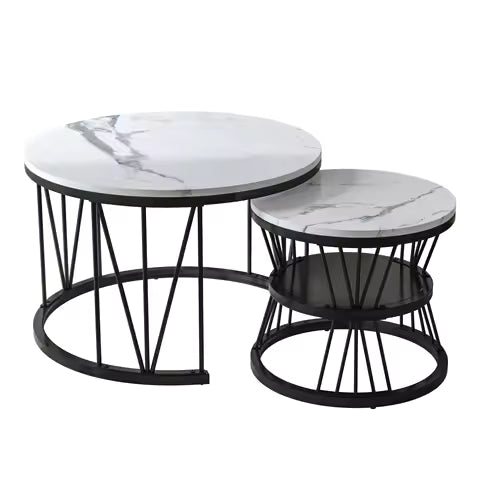 Ensemble tables basses - Marbrita